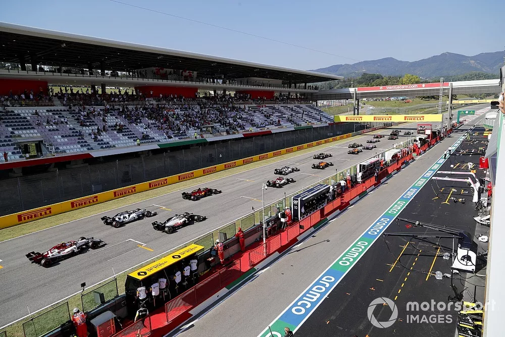 Le d&eacute;part de la course