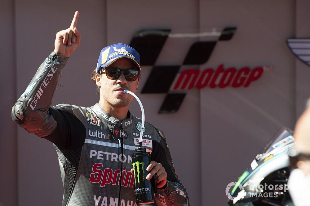Ganador de la pole Franco Morbidelli, Petronas Yamaha SRT