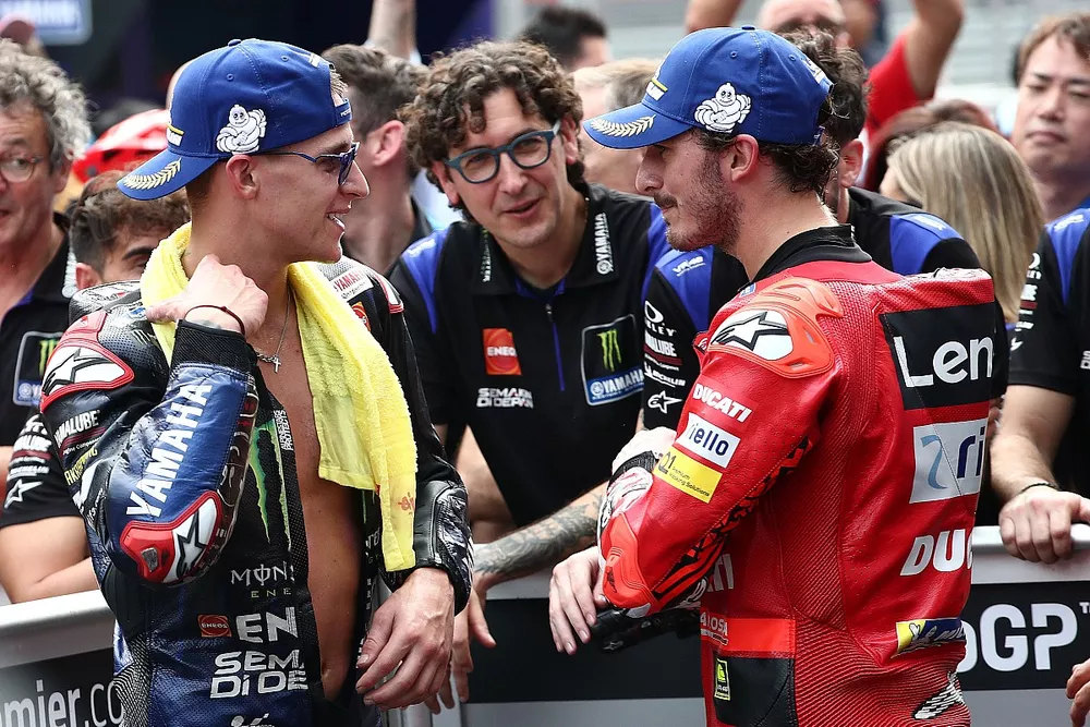 Fabio Quartararo, Yamaha Factory Racing Francesco Bagnaia, Ducati Team