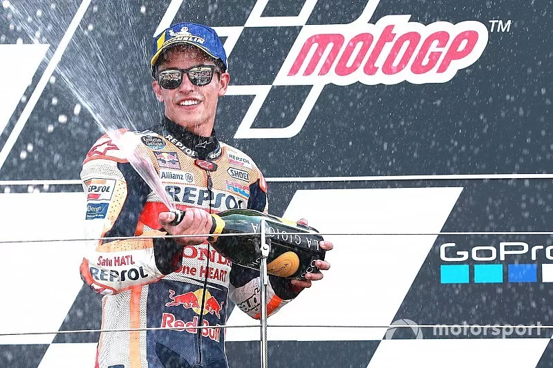 Segundo lugar Marc M&aacute;rquez, Repsol Honda Team