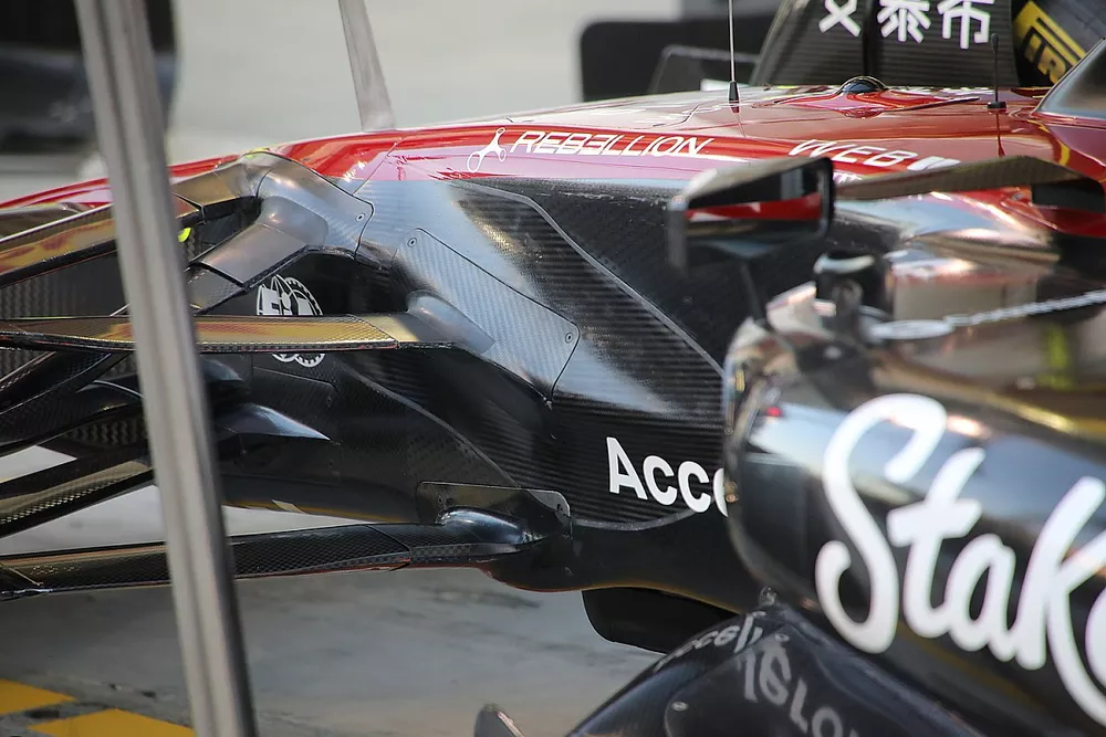 Detalle t&eacute;cnico del Alfa Romeo C43 