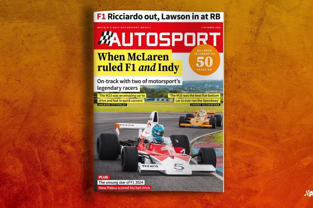 Autosport magazine cover 3 October