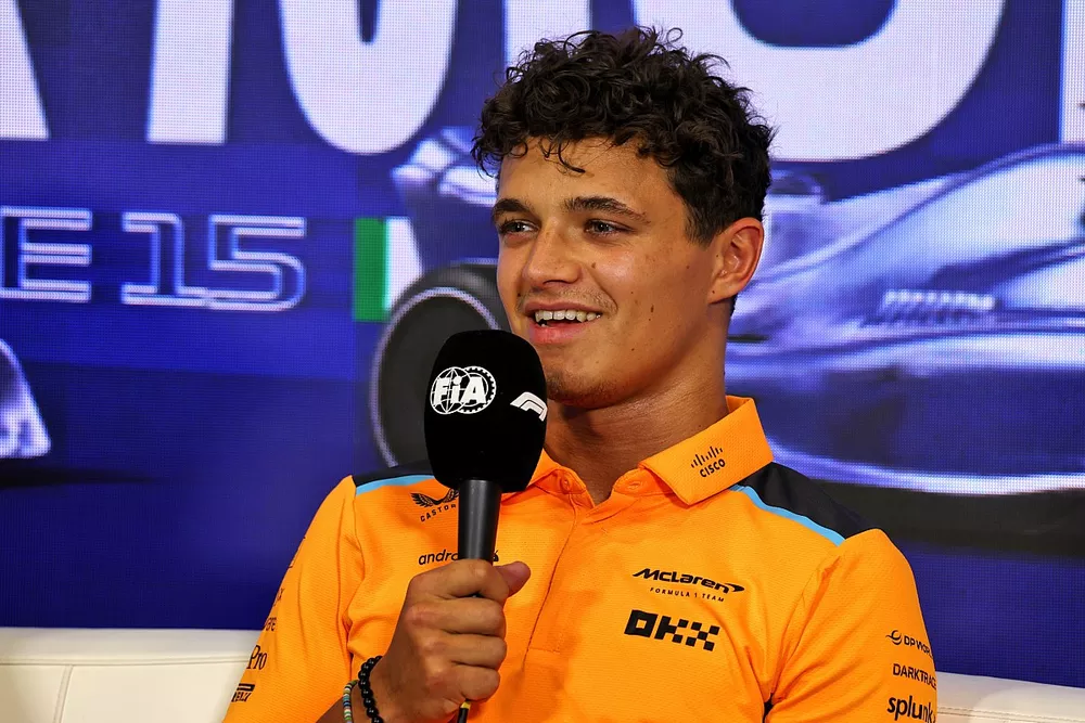 Press Conference, Lando Norris, McLaren 