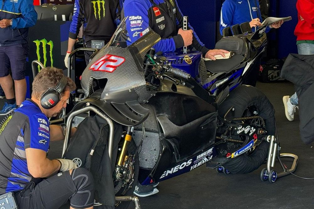 La Yamaha YZR-M1 de Alex Rins, Yamaha Factory Racing 

