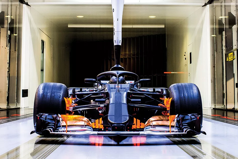 Mercedes wind tunnel