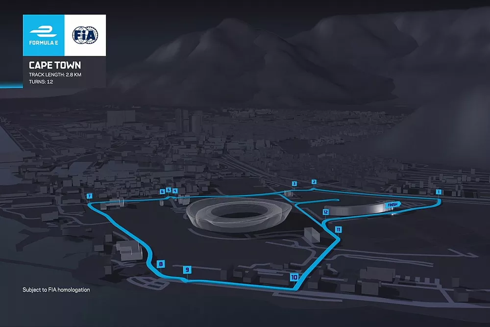 Circuito de F&oacute;rmula E de Ciudad del Cabo