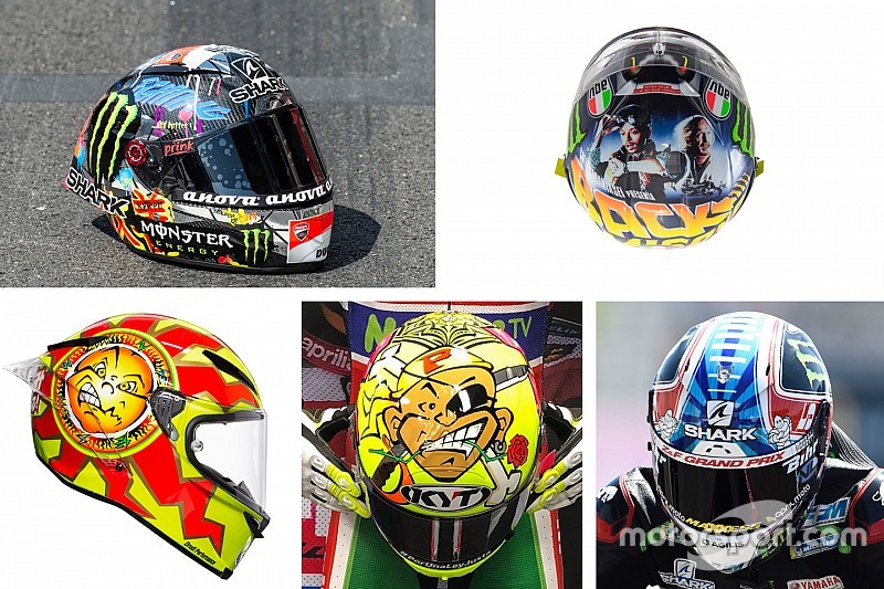 Galería: los cascos especiales de MotoGP en 2018
