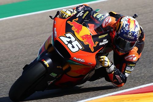 Un lesionado Fern&aacute;ndez vence en Arag&oacute;n en Moto2