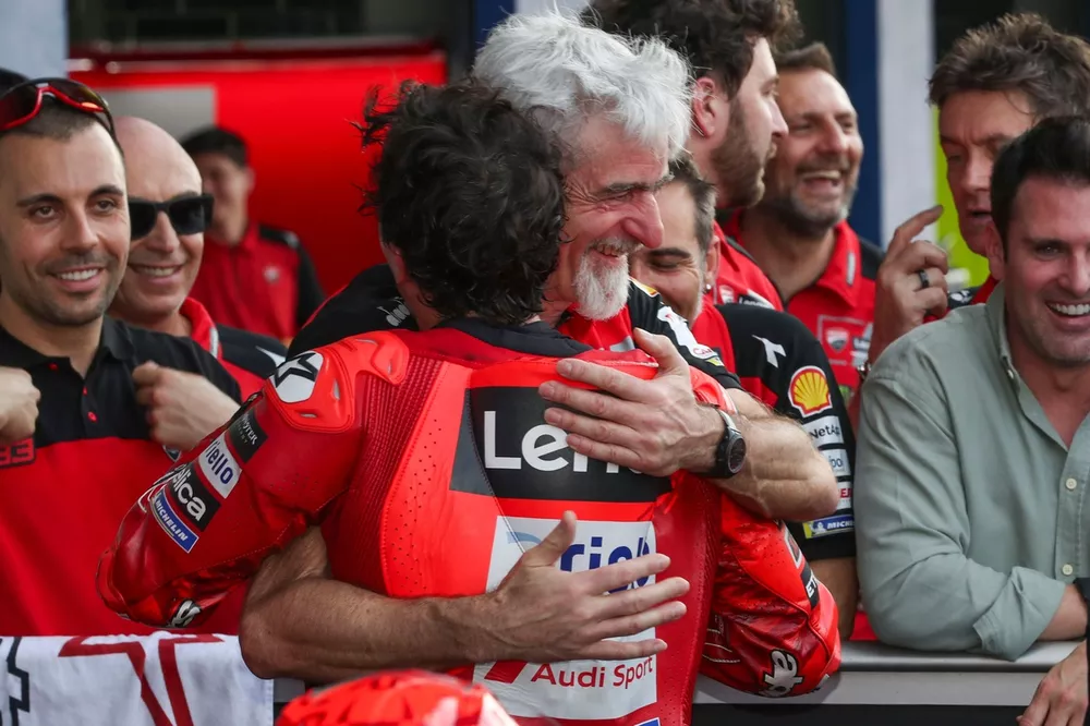 Marc Marquez, Ducati Team, Gigi Dall'Igna, directeur général Ducati Corse