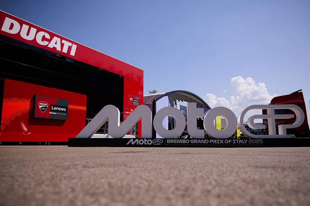 MotoGP and Ducati logos 