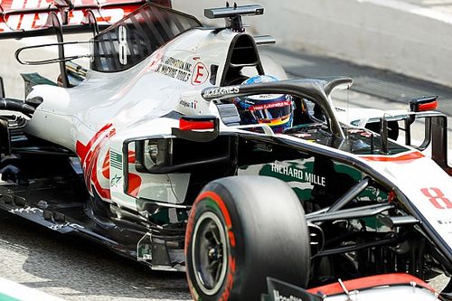 Grosjean “changed three pairs of underwear” on rapid day in Spain
