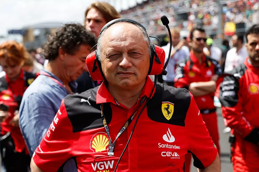 Frederic Vasseur, Director del equipo y Director General de la Scuderia Ferrari