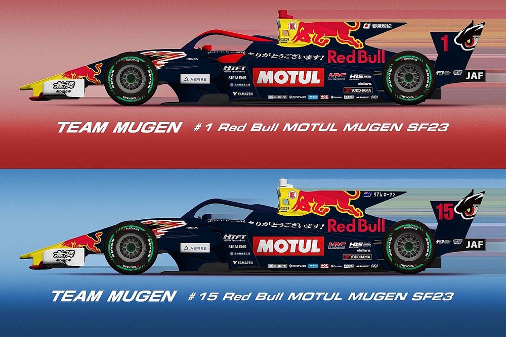 MUGEN Super Formula 2023 ローソンサイン入り 公式フェラーリF1&