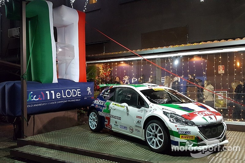 Peugeot Sport Italia celebra il titolo CIR 2018 a Milano, ma il futuro di Andreucci con il team è incerto