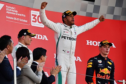 WK-stand: Hamilton mept Vettel K.O. in Japan