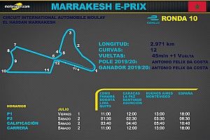 Horarios para el ePrix de Marrakesh de la F&oacute;rmula E 2022