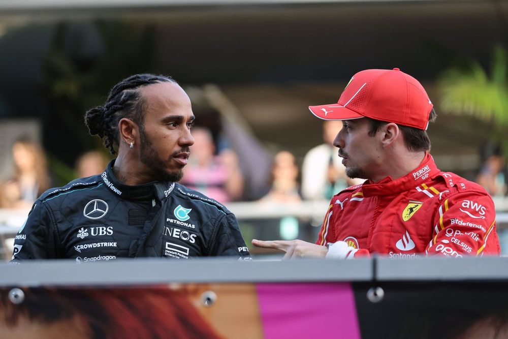 Lewis Hamilton, Mercedes-AMG F1 Team, Charles Leclerc, Scuderia Ferrari