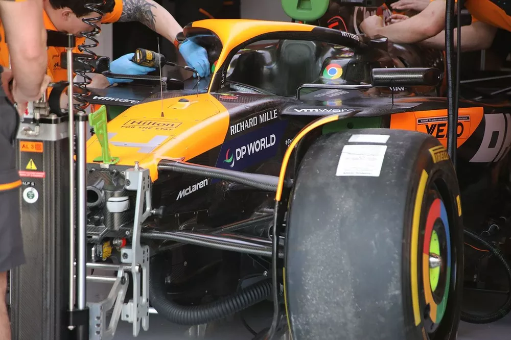 McLaren MCL38 front detail