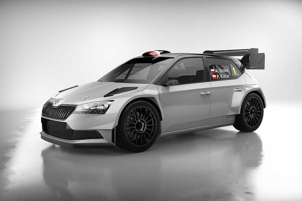 Adam Sroka, Patryk Kielar, Skoda Fabia Rally2 evo