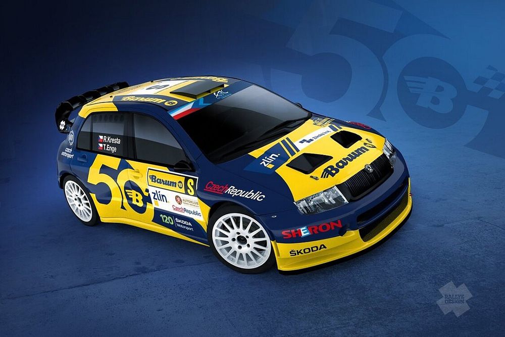 Roman Kresta, Tom&aacute;&scaron; Enge, Skoda Fabia WRC