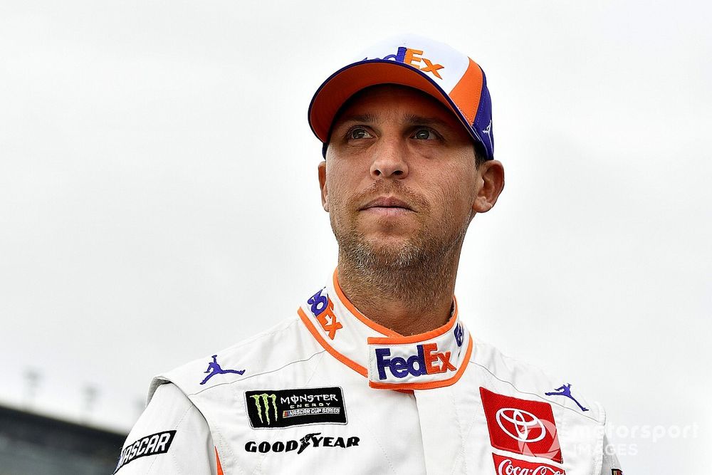  Denny Hamlin, Joe Gibbs Racing, Toyota Camry FedEx Office