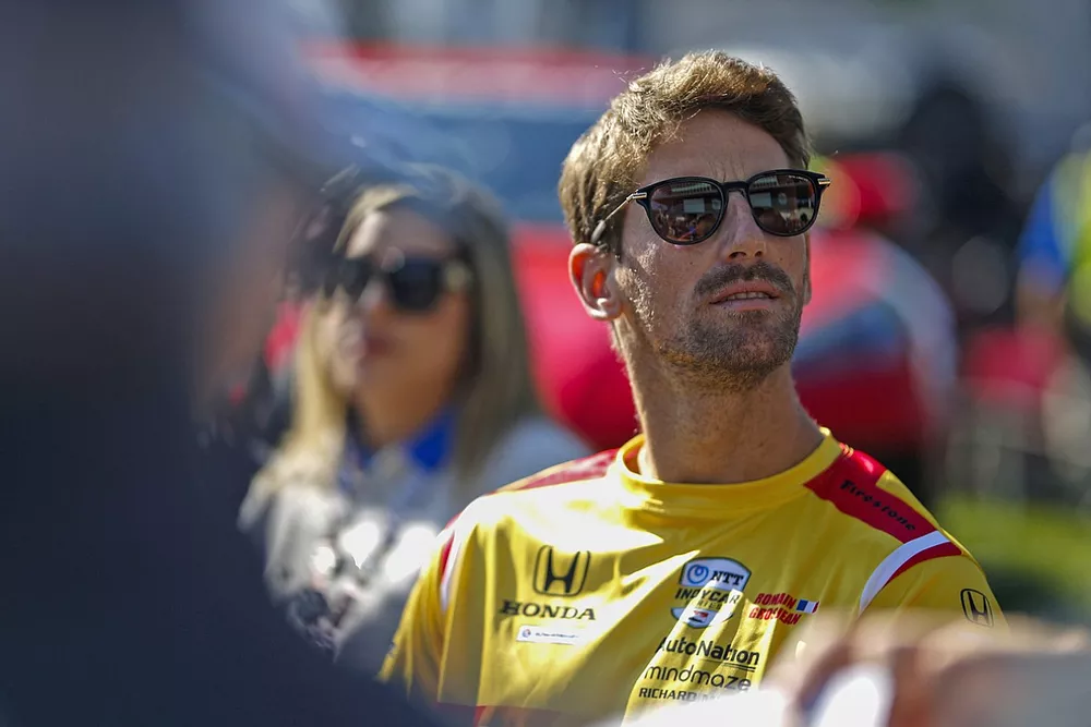 Romain Grosjean, Andretti Autosport Honda, Autograph Session