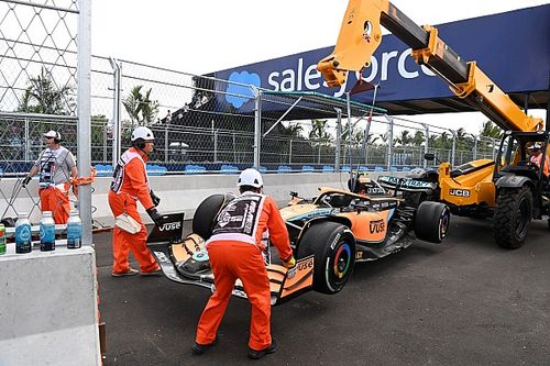 Norris y más pilotos critican la pista de Miami: "Se convirtió en una mierda"