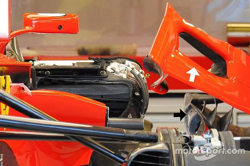 Ferrari SF70H: Seitenkasten-&Ouml;ffnung