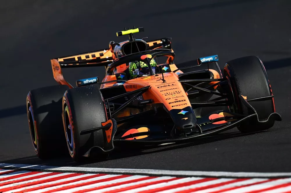 ノリス、好調ハミルトンを抑えてFP3トップタイム。アストンマーティン