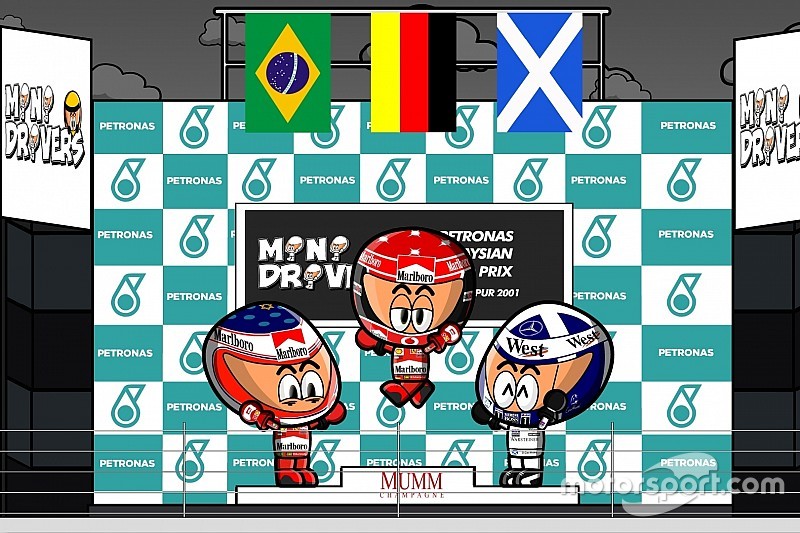 Vídeo: el caótico y lluvioso GP de Malasia 2001 según MiniDrivers