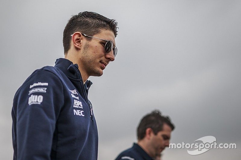 Esteban Ocon, Force India F1 walks the track