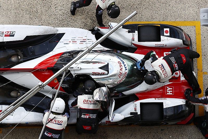 #8 Toyota Gazoo Racing Toyota TS050: S&eacute;bastien Buemi, Kazuki Nakajima, Fernando Alonso