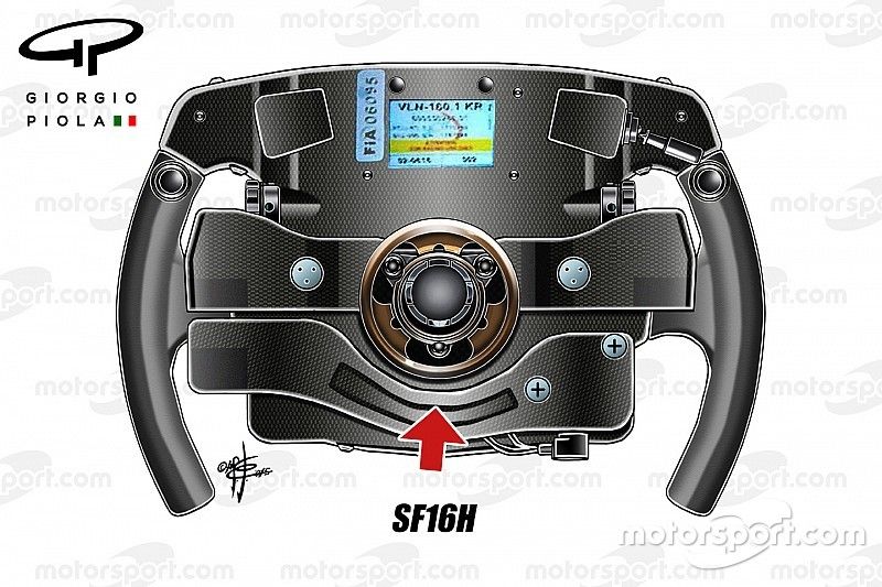 Volante del Ferrari SF16H