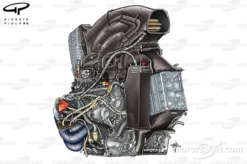 Motor Ferrari SF70H 2017