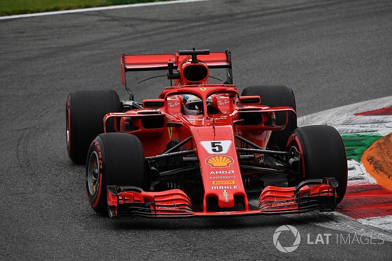 Monza, Libere 3: Vettel in fuga con la Ferrari, Hamilton a un soffio con la Mercedes