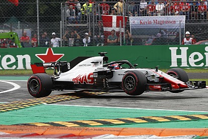 Grosjean excluded from Italian GP over illegal floor