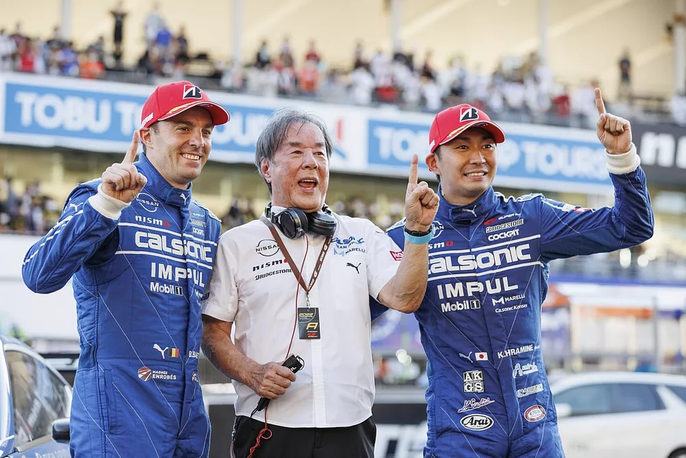 Kazuki Hiramine, Bertrand Baguette, #12 Calsonic IMPUL Z