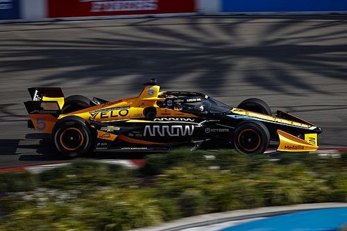O’Ward lidera FP2 en Long Beach y Canapino en 21°