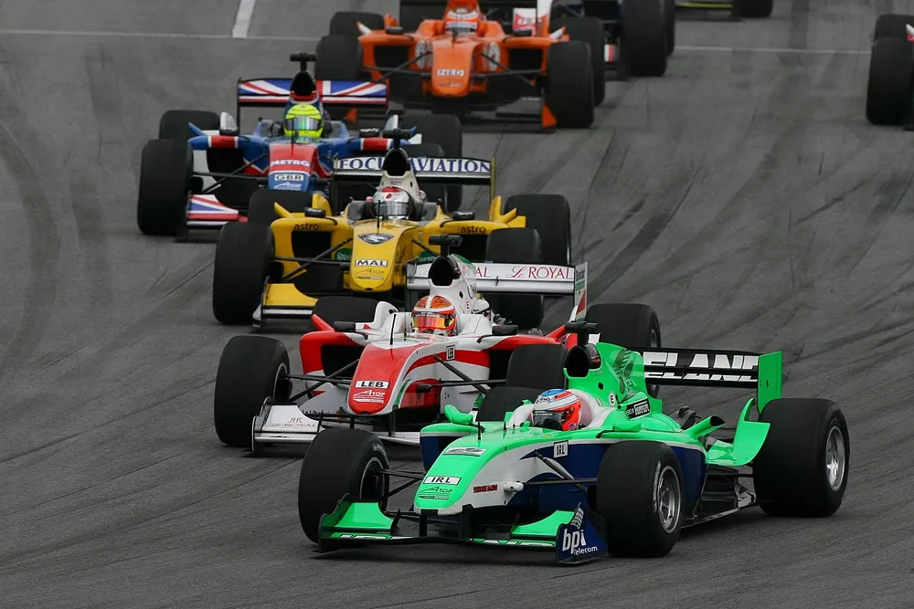 Feature race winner Adam Carroll (IRL), driver of A1 Team Ireland