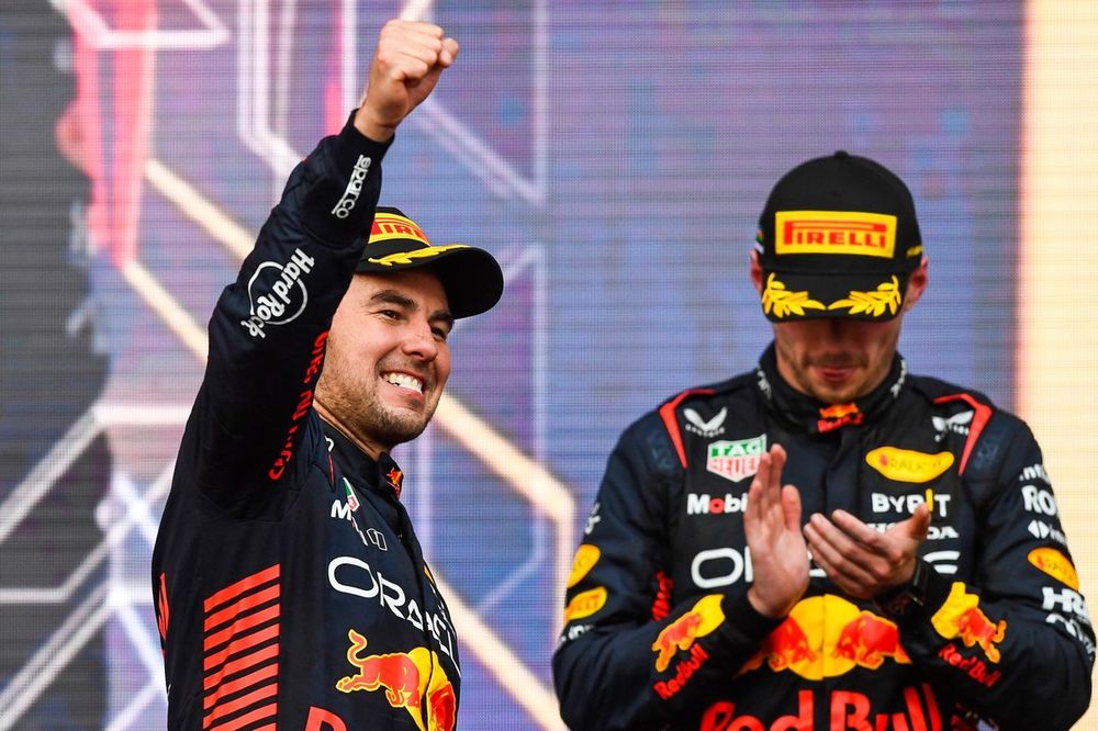 Ganador Sergio P&eacute;rez, Red Bull Racing