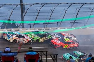 Daniel Suarez unveils special helmet for historic NASCAR