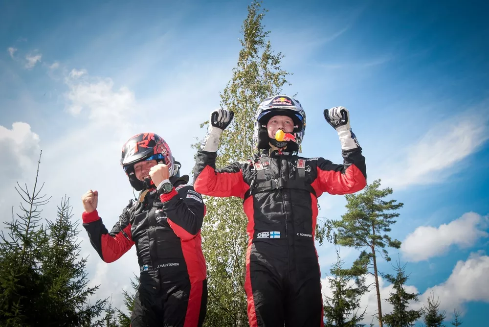 Winners Kalle Rovanper&auml;, Jonne Halttunen, Toyota Gazoo Racing WRT Toyota GR Yaris Rally1
