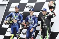 Le Mans MotoGP: Vinales leads all-Yamaha front row