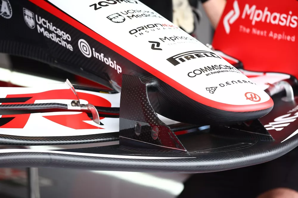 Detalle técnico del Haas VF-26
