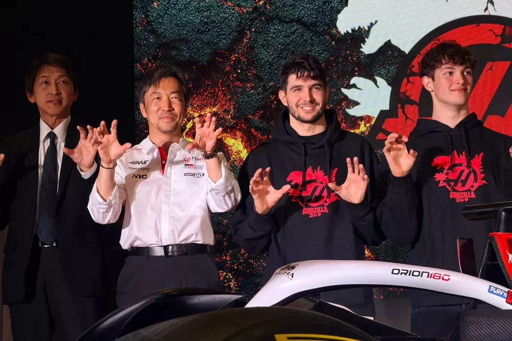 Ayao Komatsu, Esteban Ocon, Oliver Bearman, Haas