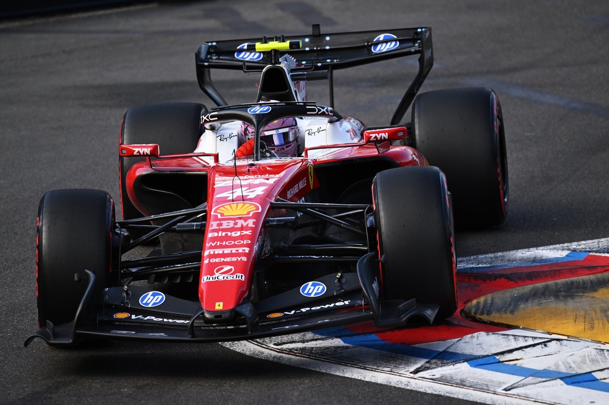 Hamilton no ha sufrido los problemas de freno de Leclerc: "El coche se siente muy bien"