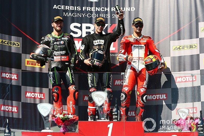 Tom Sykes, Kawasaki Racing, Jonathan Rea, Kawasaki Racing, Xavi Fores, Barni Racing Team