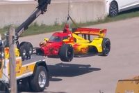 Un problema mec&aacute;nico arruina las opciones de Palou en Milwaukee