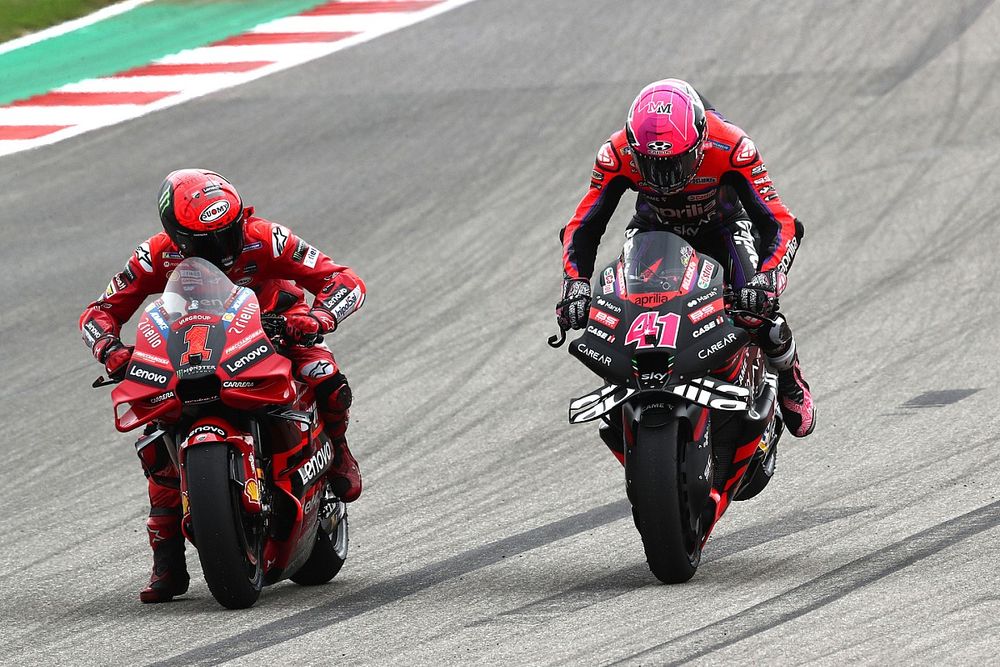 Francesco Bagnaia, Ducati Team, Aleix Espargaró, Aprilia Racing Team,