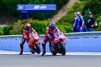 Mart&iacute;n admite su error en Jerez, pero que no estaba "presionado" por Bagnaia